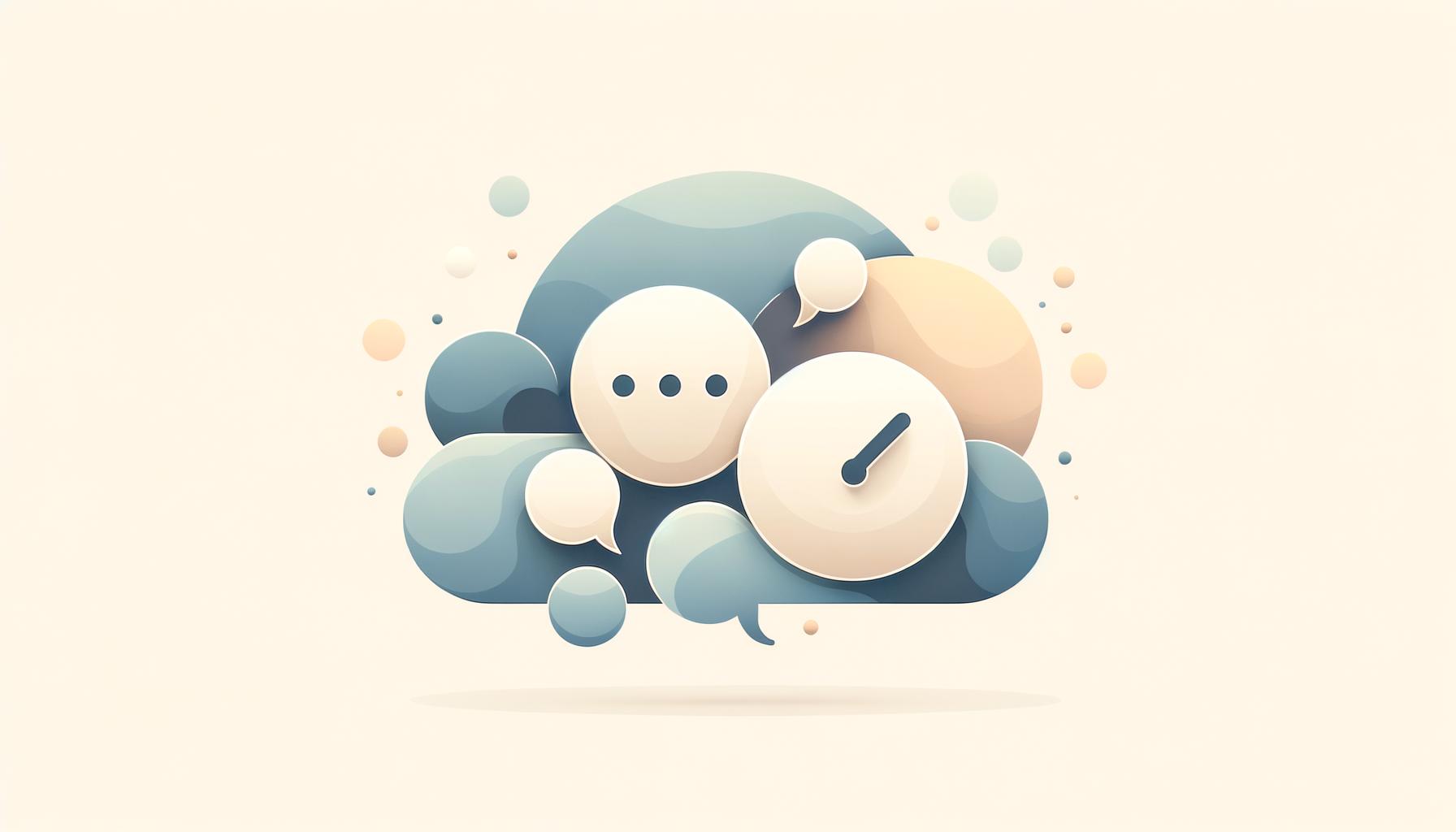 Minimalist illustration of three clean shapes symbolizing steps to reset and boost productivity on a light background
